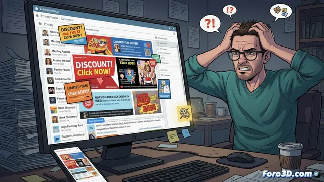 Gmail presenta fallo al filtrar correos promocionales