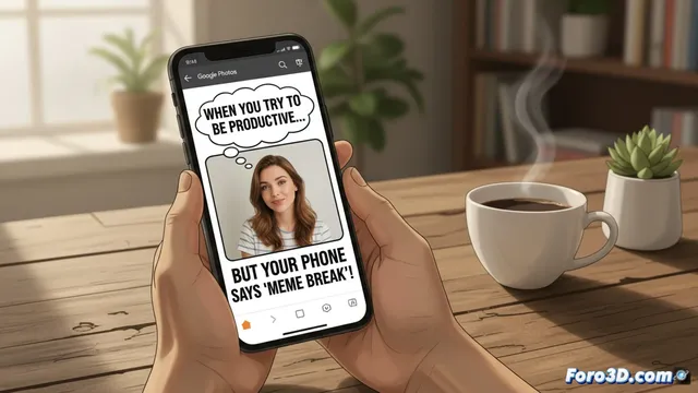 Google fotos presenta me meme para crear memes con ia