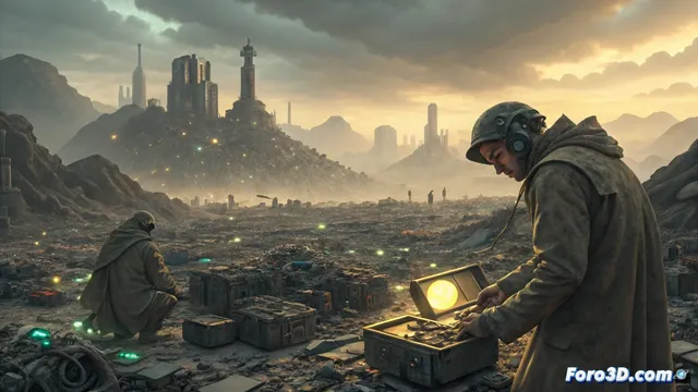 La fiebre del oro de datos en un futuro colapsado