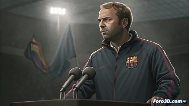 Hansi Flick alerta sobre el desafío del Racing de Santander en Copa del Rey