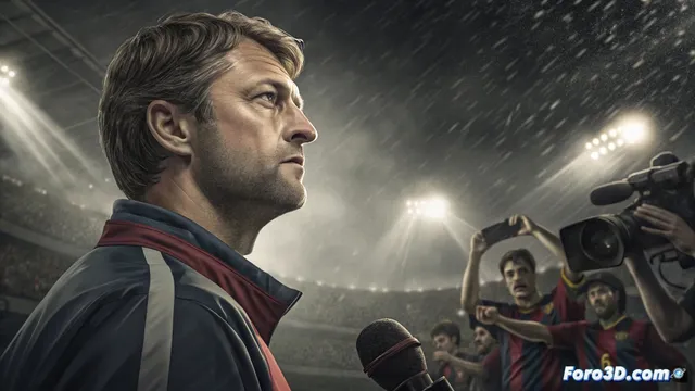 Hansi Flick analiza el revés del Barcelona en Anoeta