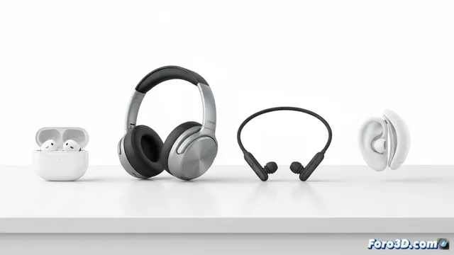 Huawei prueba distintos formatos de auriculares para cubrir varios usos