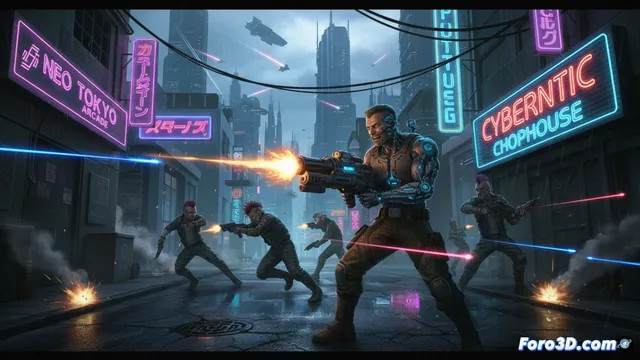 Huntdown: Overtime, un precuel roguelike con esencia ochentera