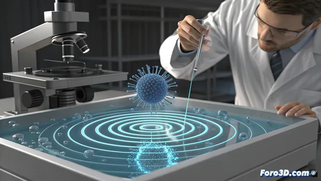 Pinzas sónicas manipulan objetos microscópicos sin contacto