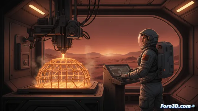 Investigadores plantean usar la atmósfera de marte para imprimir en 3d