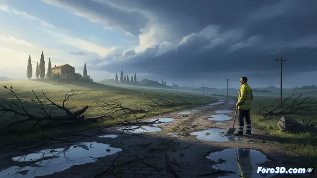 Italia disfruta de una pausa breve tras el paso de la borrasca Harry