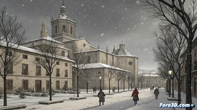 La Aemet activa avisos por nieve y frío intenso en Palencia