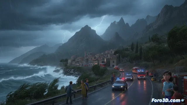 La alerta roja por mal tiempo persiste en Calabria