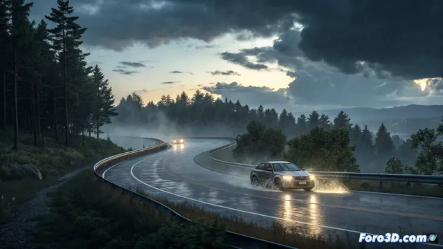 La borrasca Francis complica conducir en carreteras