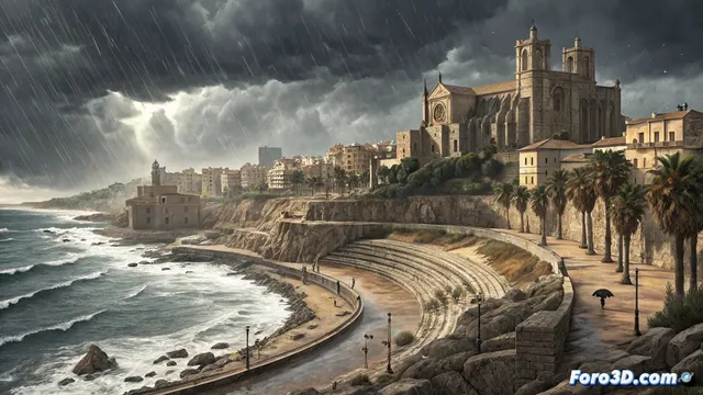 La borrasca mediterránea provoca lluvias persistentes en Tarragona