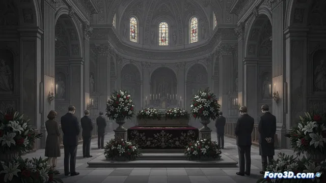 La capilla ardiente de Valentino Garavani abre en Roma