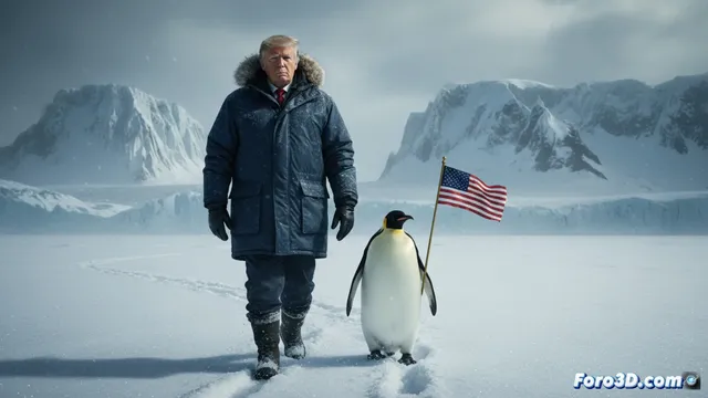 La casa blanca publica una imagen de ia con un error geográfico evidente