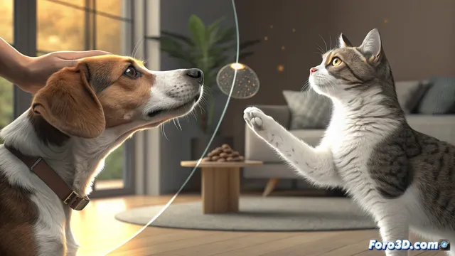 La ciencia explora cómo los perros y gatos perciben el mundo