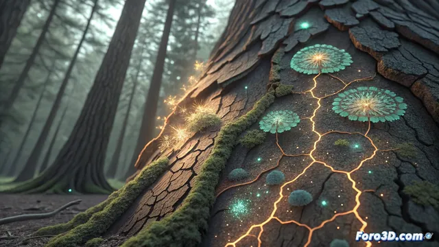 La corteza arbórea alberga un microbioma clave para el clima global