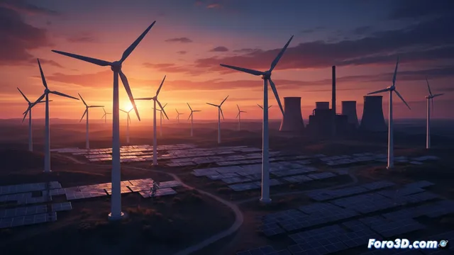 La energía eólica y solar supera a los combustibles fósiles en Europa