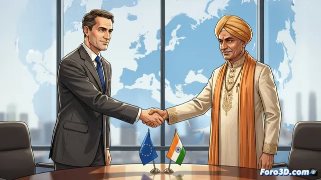 La Unión Europea e India avanzan en un pacto comercial y de defensa