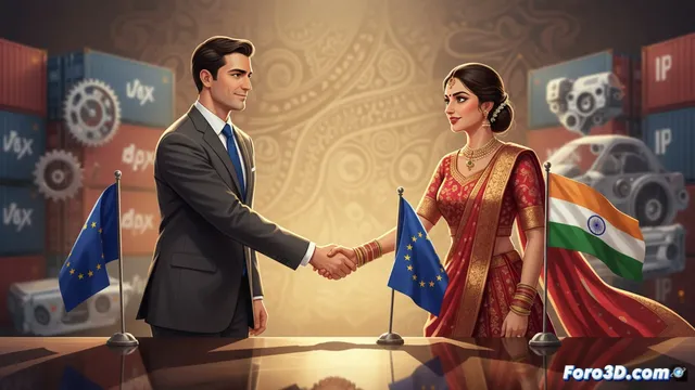 La Unión Europea e India firman un histórico pacto comercial tras veinte años de negociar