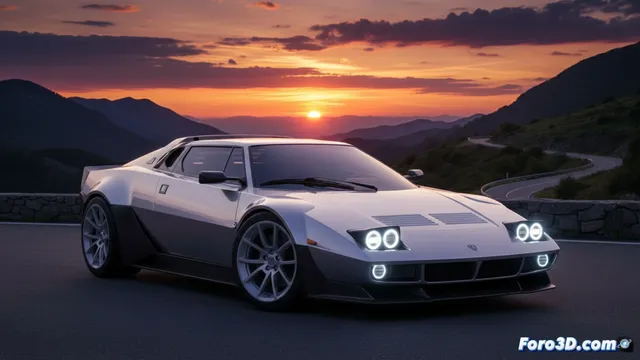 El Lancia Stratos regresa como un superdeportivo eléctrico SC01