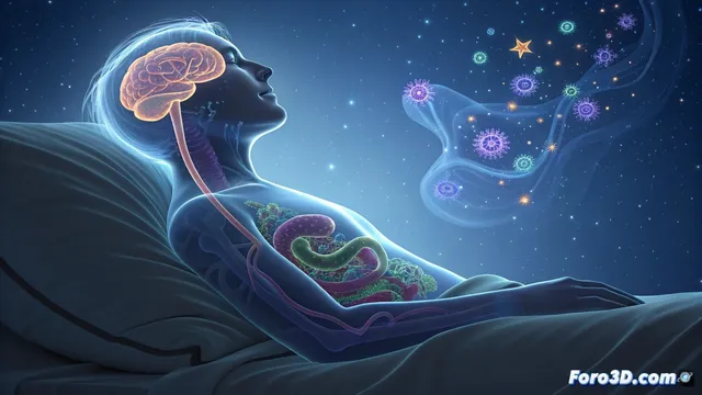 El eje intestino-cerebro regula cómo dormimos