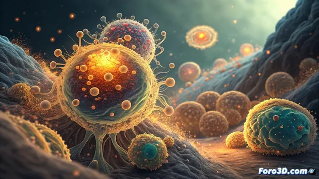 Las vesículas extracelulares jóvenes podrían reprogramar células envejecidas