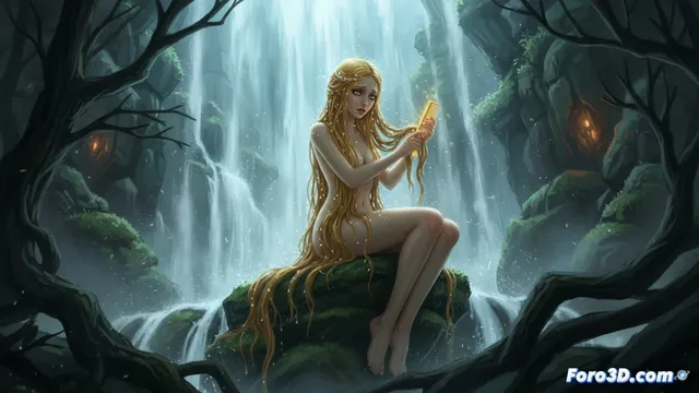 Las xanas habitan la cascada del chorrón de la motienta