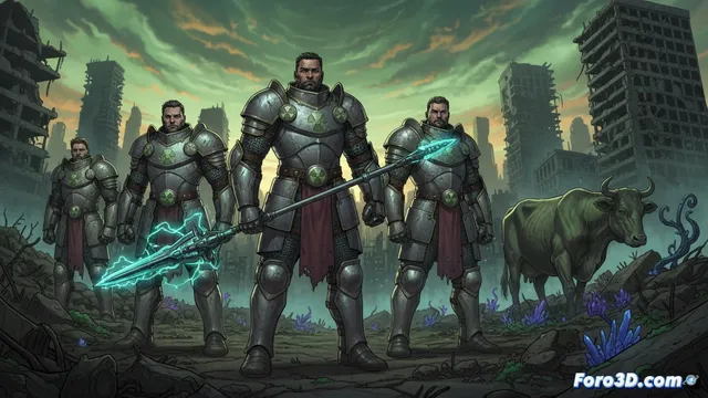 Los Atomic Knights: guardianes de un futuro postapocalíptico