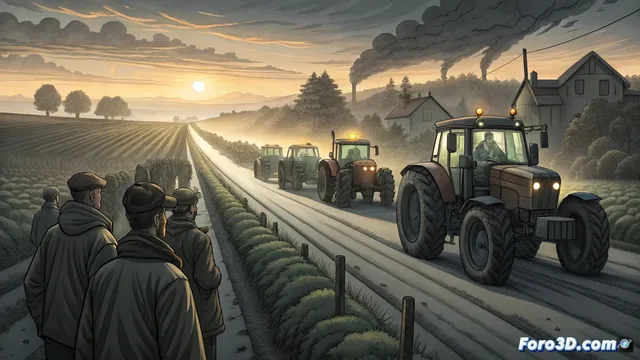 Los ganaderos franceses protestan contra la liberalización agrícola