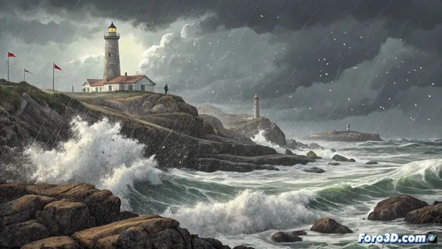 Lugo registra mal estado del mar y lluvia persistente