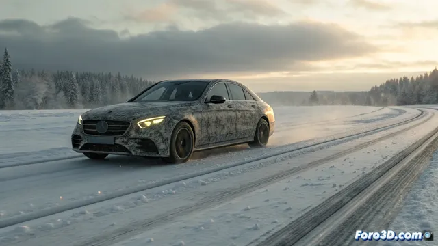 Mercedes-Benz prueba su primer Clase C eléctrico en condiciones extremas