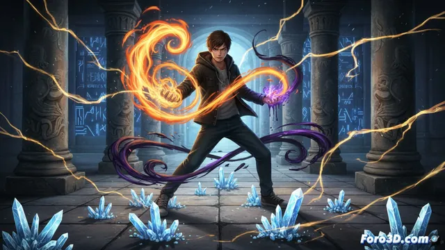 Mo Fan y su viaje en un mundo de magia versátil