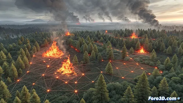 La tecnología 3D que desvela los incendios forestales intencionados