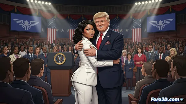 Nicki Minaj respalda a Donald Trump en un acto político