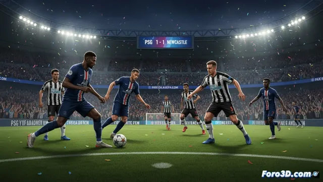 El PSG y Newcastle empatan y se quedan fuera del acceso directo a octavos de la Champions