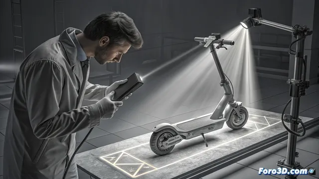 Reconstruir accidentes con patinetes eléctricos analiza daños en chasis