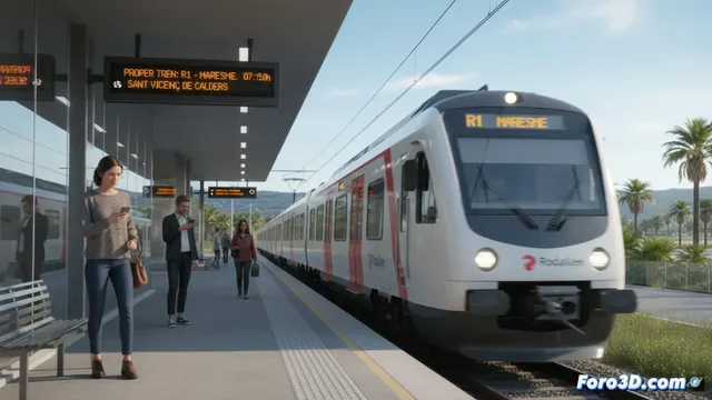 Renfe reactiva los trenes de Rodalies tras el incidente en Gelida