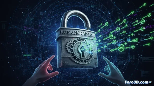 Roskomnadzor detiene las operaciones para bloquear vpn en rusia