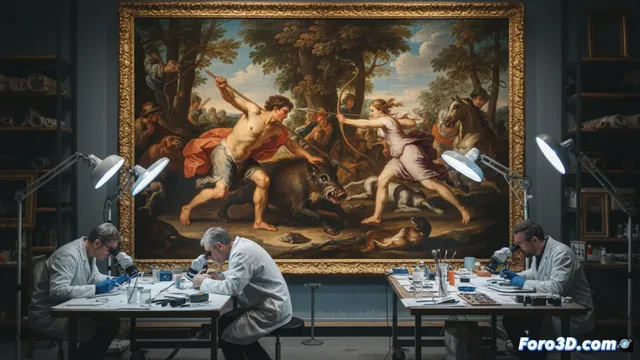 El Prado restaurará La caza del jabalí de Calidón de Rubens con apoyo de TEFAF