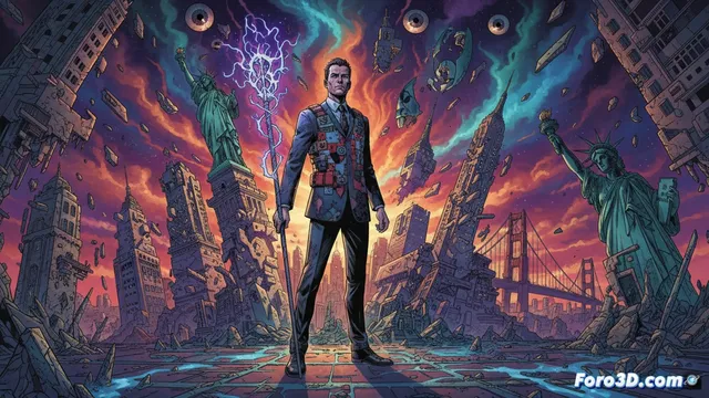 Shade the Changing Man: de héroe de ciencia ficción a antihéroe surrealista