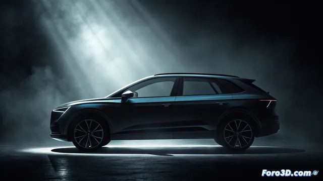 Skoda revela el primer teaser de su nuevo modelo eléctrico Peaq
