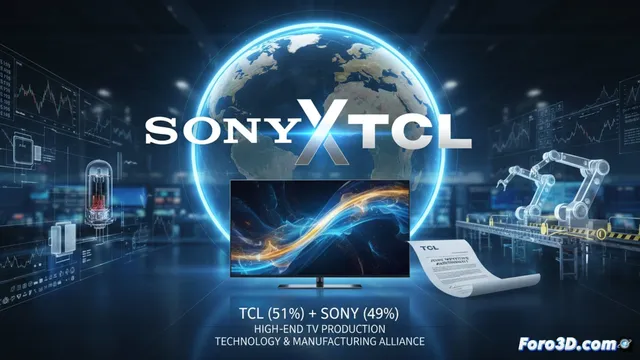 Sony y TCL acuerdan crear una empresa conjunta para televisores