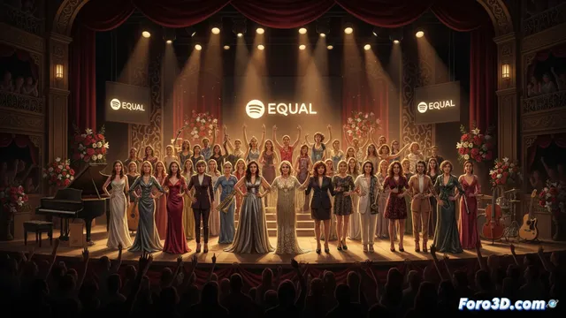 Spotify organiza la tercera gala equal en Madrid con más de cien artistas