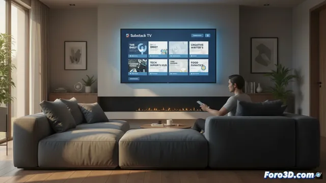 Substack prueba una app para tv en fase beta