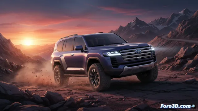 Toyota prepara un land cruiser 300 híbrido más potente para europa