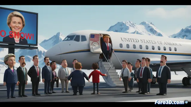 Trump llega a Suiza para el foro de Davos mientras von der Leyen cancela su asistencia