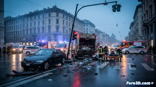 Un accidente mortal en corso sempione acaba con la vida de simone bonino