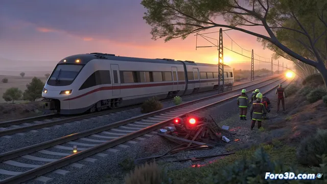 Un grave accidente de tren de alta velocidad ocurre cerca de Adamuz, Córdoba