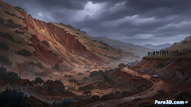 Un deslizamiento masivo en Niscemi arrastra la ladera y obliga a evacuar