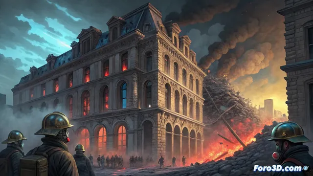 Un edificio histórico del siglo XVII se desploma en París tras una celebración