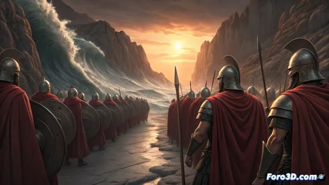 Un guion distópico reinterpreta la batalla de las Termópilas