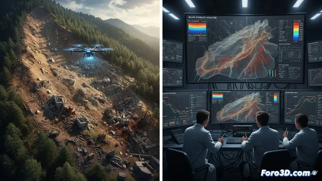 Un pipeline forense en 3d para analizar deslizamientos de tierra